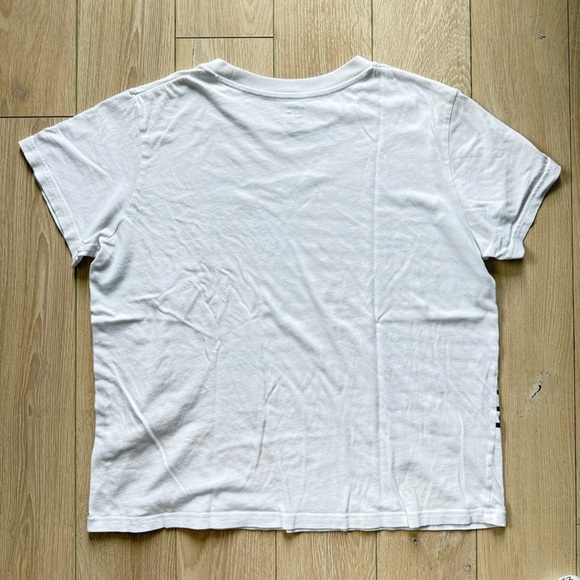 Uniqlo x Sanrio Hello Kitty My Melody Gudetama Striped T Shirt in White Size L - Picture 6 of 8